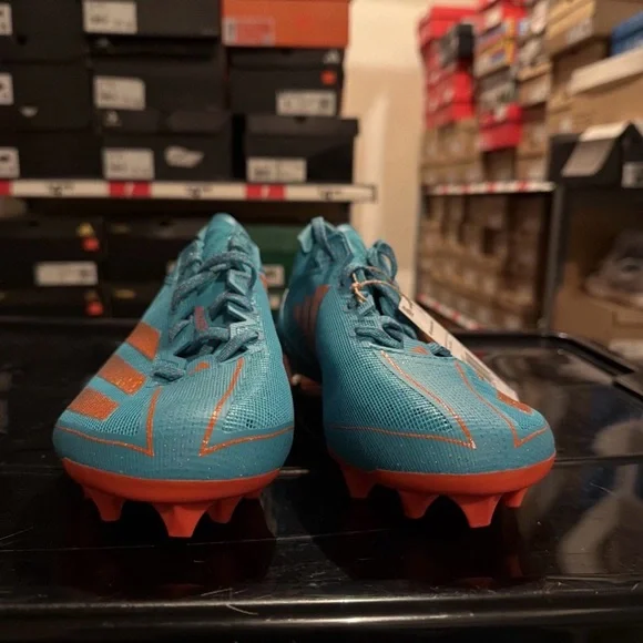 Adidas SM Adizero Electric “Miami Dolphins” PE.
- Size 11 Men. Adidas SM Adizero Electric “Miami Dolphins” PE size 11 Men main image 3